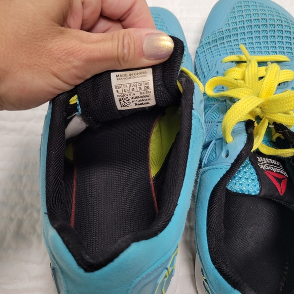Reebok CrossFit Nano 4.0 Blue and yellow women's size 9 - Picture 5 of 6